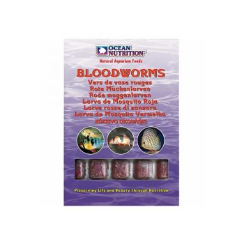 Ocean Nutrition Frozen Bloodworms cube tray
