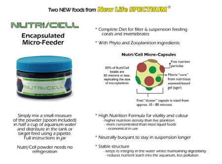 New Life Spectrum - Nutri Cell Coral Food 40gr 2 New Life Spectrum - Nutri Cell Coral Food 40gr