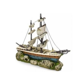Aqua Della Boat With Sails 38x12.5x31.5cm