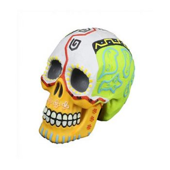 Aqua Della Dia De Los Muertos Skull 1326,7x11,7x13 cm