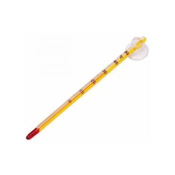 Aqua Nova Glass thermometer - yellow