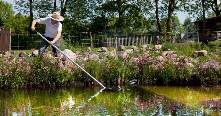 καθαρισμός λίμνης