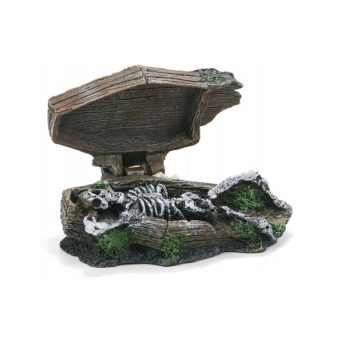 Aqua Della Coffin-Skeleton 14.5 x 9 x 7 cm