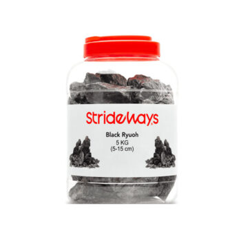 Black Ryuoh Stone Bottle 5-15cm 5kg