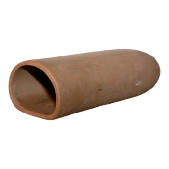 Ceramics Σπηλιά στρογγυλή σκούρο καφέ  L για pleco