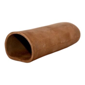 Ceramics Σπηλιά στρογγυλή σκούρο καφέ S για pleco