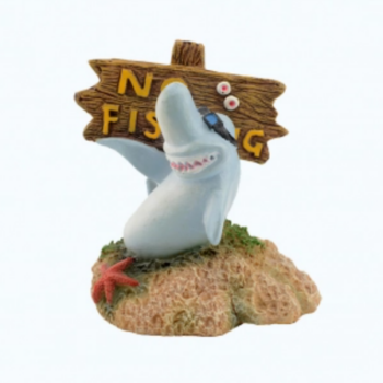 AD Shark no Fishing 5x5x6.5